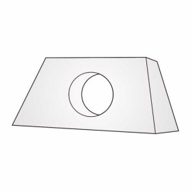 Medixwell Hoofdkussen (met gat) Hoes badstof "Maxi" WIT