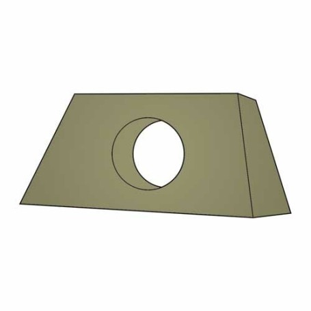 Medixwell Hoofdkussen (met gat) Hoes badstof "Maxi" ZAND