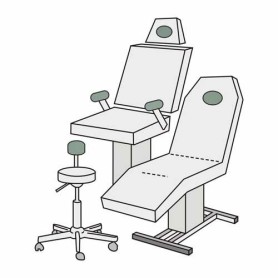 Medixwell Tabouret Hoes badstof "Micro" GRIJS