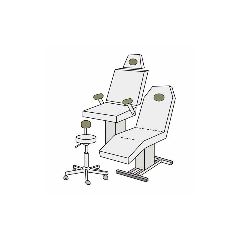 Medixwell Tabouret Hoes badstof "Micro" ZAND