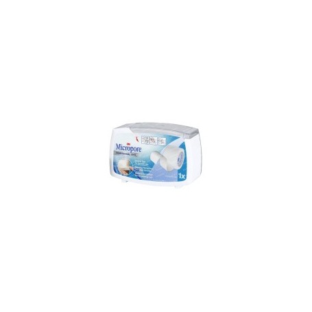 Tape Micropore in dispenser 1,25cm x 5m