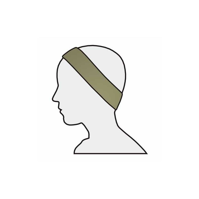 Medixwell Bandeau badstof "Standaard" 5st ZAND