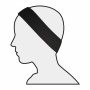 Medixwell Bandeau badstof "Standaard" 5st ZWART