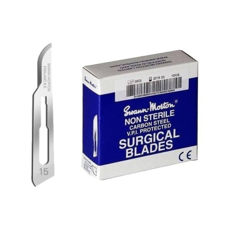 Swann Morton BLAUW nr15 100st
