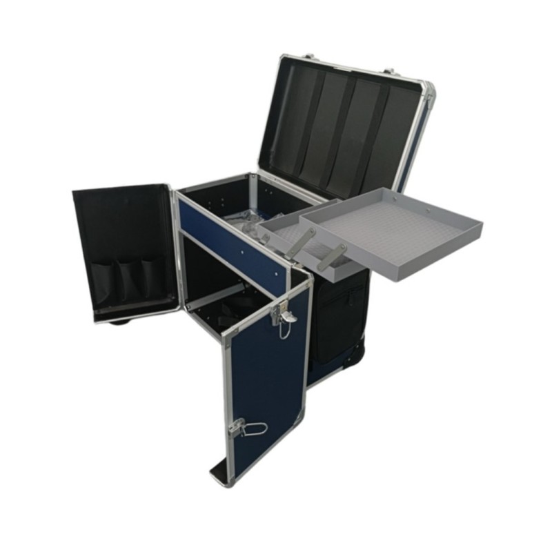Pedicurekoffer Pedicase blauw