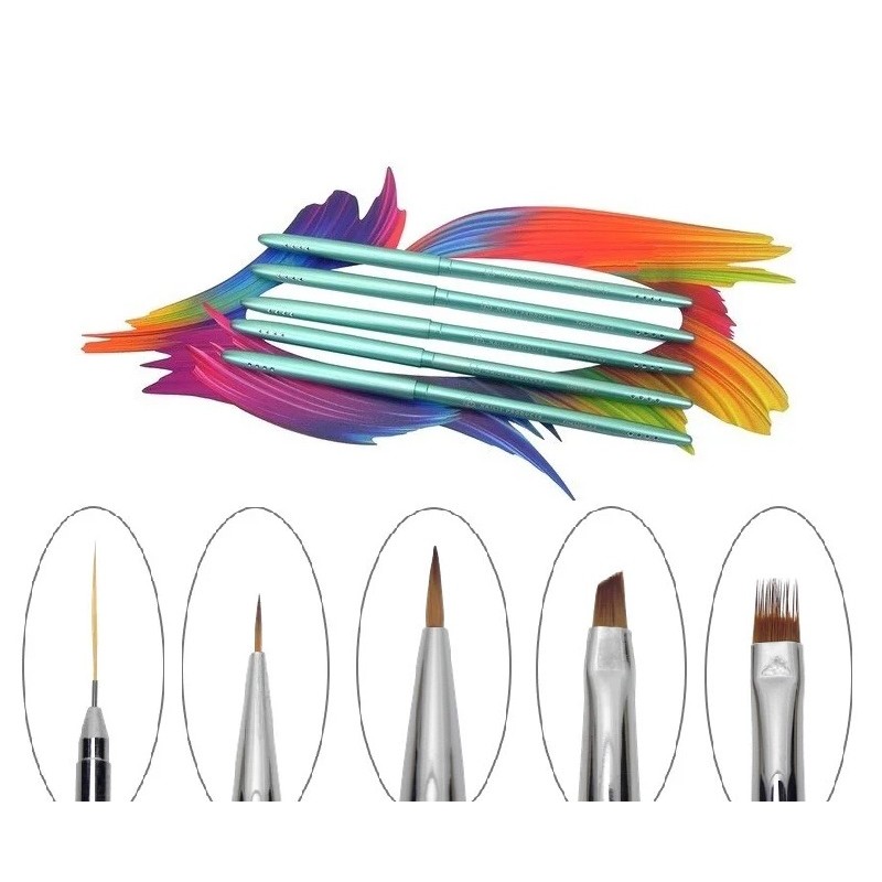 Nailit Detailbrushes Collectionpack 5stuks