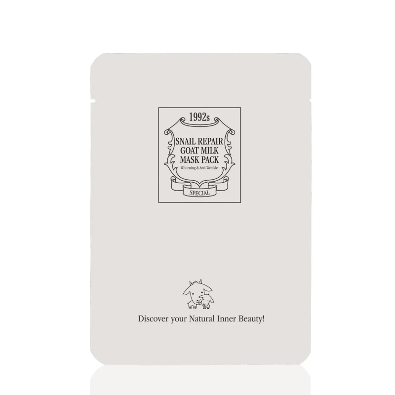 Agaci gezichtsmasker Snail Goat Milk wit 23ml