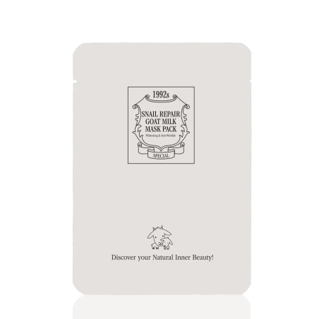 Agaci gezichtsmasker Snail Goat Milk wit 23ml